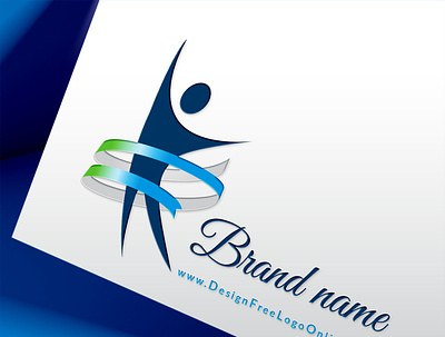 Dancing Human Logo Design artist branding branding business logo dance logo dancing human human logo logo design logo maker man logo sport logo yoga logo