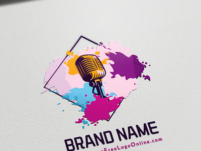 online podcast logo maker