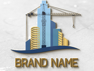 Construction Company Logo Maker buildings logo construction company construction logo crane logo real estate logo maker