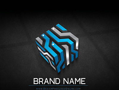 Build a modern digital logo brand 3d logo maker business logo cube logo logo logo design logo maker logotipo