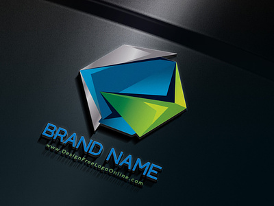 Geometric 3D Logo Maker 3d logo maker business logo geometric logo logo maker