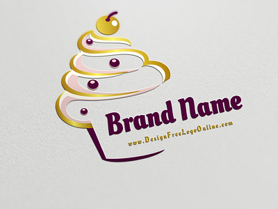 cupcake logo design