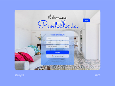 DailyUI #001 daily 100 challenge dailyui dailyuichallenge design ui web