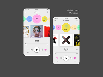 DailyUI #009 music player