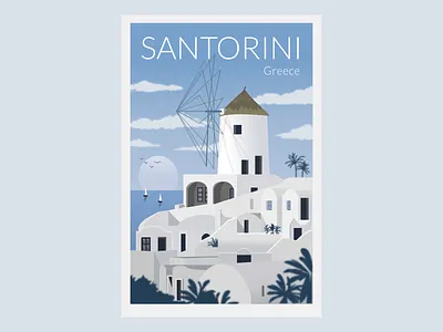 Santorini. Greece greece illustration santorini