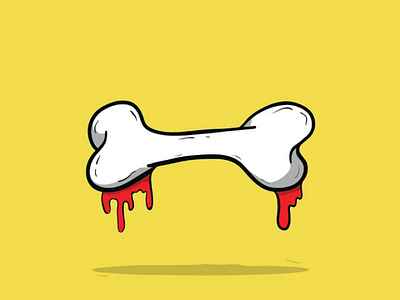 Dog Bone design graphic graphicdesign illustration illustrator logo logodesign minimal vector