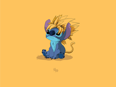 Stitch goes Super Saiyan!