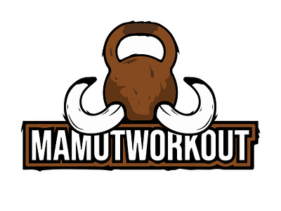 Mamut Workout art branding clean design flat graphic graphic design icon illustration illustrator logo minimal ui vector web