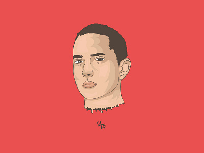 Eminem art branding clean design eminem flat graphic graphic design icon illustration illustrator logo logodesign minimal music