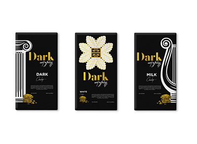 Dark Chocolate Line branding design logo