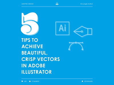 How To Achieve Beautiful Vectors - Quick Social Media Tutorial 5 tips adobe illustrator balance clarity color design flat design flat designs how to icons lay out social media tips tips and tricks tricks tutorial typography vector vector design vector illustration