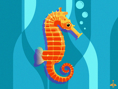 Daily Doodle Exercise - Sea Horse