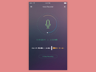 Sound Recorder App Screen recorder sound