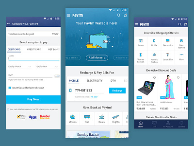 Paytm Redesign concept