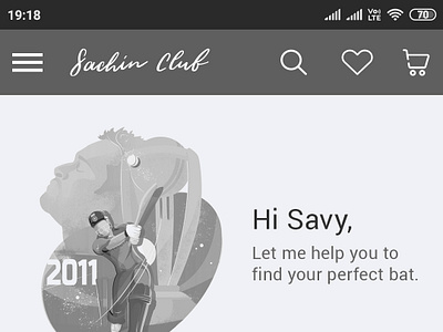 Sachin Cricket Bat selling App Concept app illustration interface uiux user experience user interface