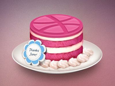 Thanks Juno! cake icon ui