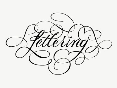 Lettering calligraphy lettering type typography