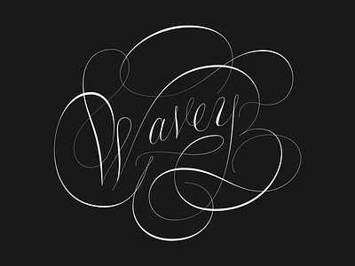 Wavey Flourshes copperplate flourishes lettering script type typography