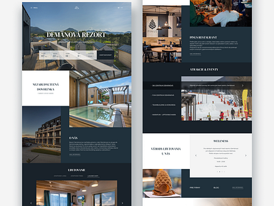 Luxury Accommodation Website Redesign