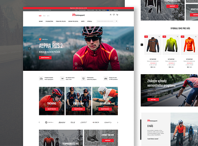 Cycling e-commerce website bicycle cycling eshop figma graphic design nature sale typography ui uxui web design
