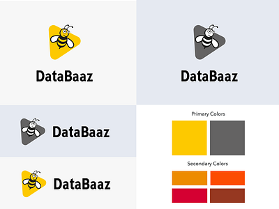 Databaaz Logo Design brand identity branding corporate identity creative agency design graphic design illustration ingenious folks logo logo design logo inspiration startup logo