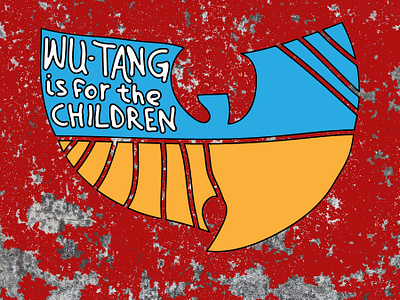 4 THE CHILDREN design illustration logo