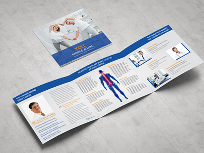 Spine Center Brochure brochure doctor graphic design illustrator spine spine center spine doctor