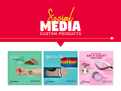 Custom Products Social Media