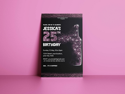 Birthday party flyer design