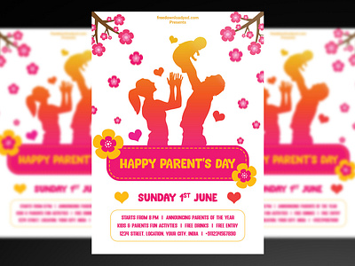 Parent’s Day flyer + Social Media