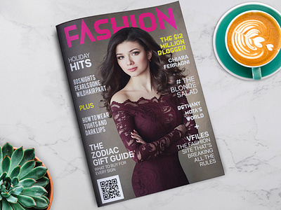 Fashion Magazine Cover book cover design creative design fashion fashion magazine fashion model indesign magazine magazine cover magazine design magazine layout model typography