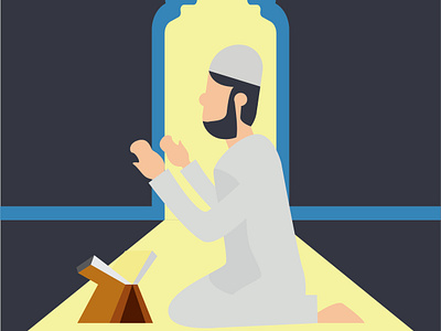 Ramadhan Kareem animation design flat graphic design illustration minimal vector