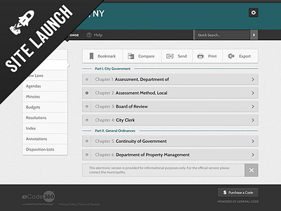 eCode360 Web Application Launch