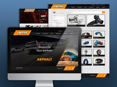 Troyer Racecars car design interface photoshop racing ui ux web website
