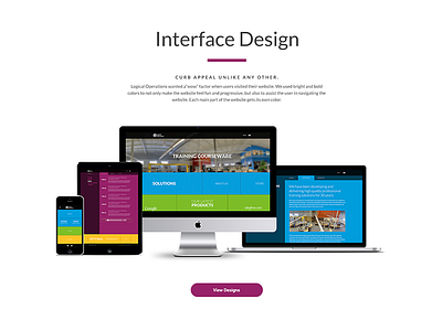 Logical Operations Showcase design graphic interface mobile typography ui ux web website