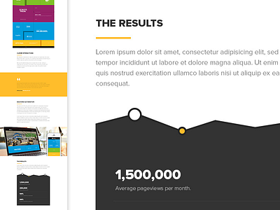 Case Study Page case study design graphic interface story typography ui ux web website