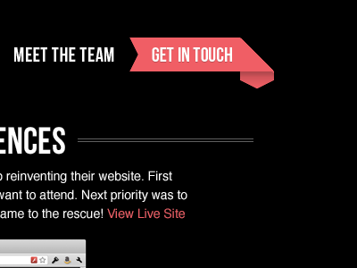 Sneak peek from our upcoming website! dwaiter ribbon website