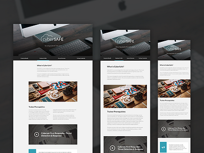 Responsive Microsite design interface mobile responsive tablet ui ux web website