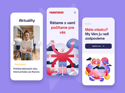 PAMATREND — Mobile accounting b2c branding cms dashboard finance flat illustration product design responsive saas ui ui design user experience ux ux design visual identity web app web design website