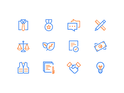 Dopravoprojekt — Icons animation app blank brand branding design dopravoprojekt flat icon icons illustration ios line madebyblank mobile typography ui ux web website