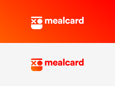 Mealcard Branding app branding design drawing gradient graphic design minimal orange product red ui yellow