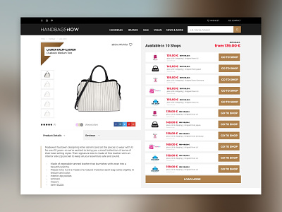 Affiliate Store Concept/Design branding design e-commerce logo onlineshop screendesign store ui webdesign webshop website