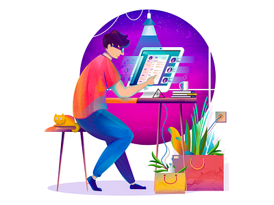 Workspace illustration 01