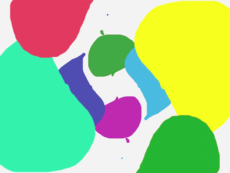 Liquid Plastic Logo animation colors frame frame by frame gif ink liquid