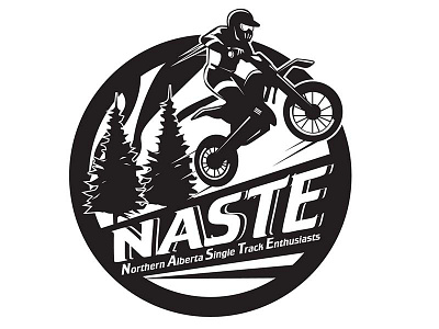 Naste logo black and white design logo naste