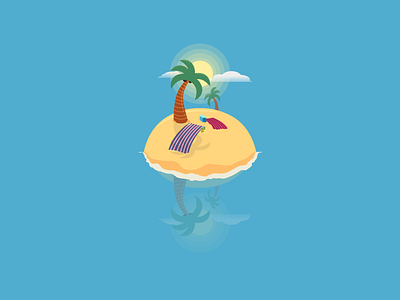 Sunny Beach art artist artwork design design art designer designs flat illustraion illustration illustration art illustrations illustrator minimal minimalism minimalist wall wall art wallpaper wallpapers