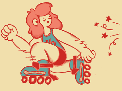 Skater Girl Illustration