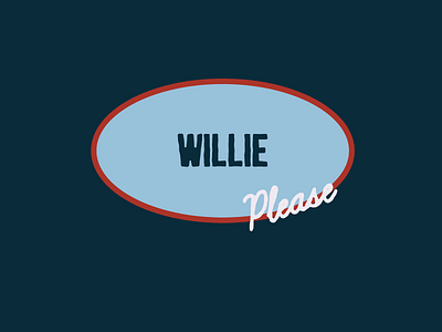 Willie Please Logo logo patch idea