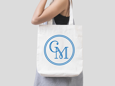 Carol McLeod Logo circle icon icon logo letter logo logo design logotype monogram serif totebag type treatment typography logo