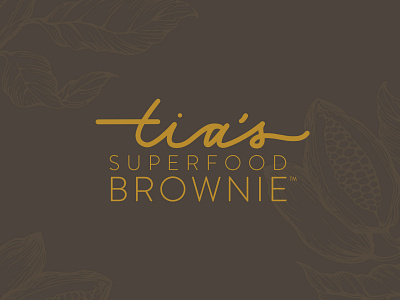 Branding for Tia's Superfood Brownie